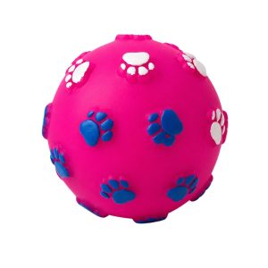 Juguete Pelota Huellitas Para Mascotas