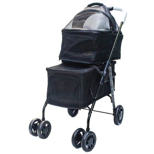 Coche Doble Desmontable Para Mascotas