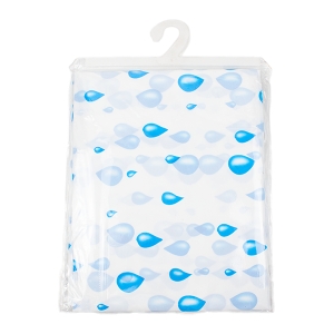 Cortina De Baño Con Diseño De Burbuja