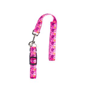 Collar Con Correa Estampado