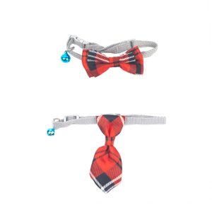 Set Corbata Y Corbatin Para Mascotas