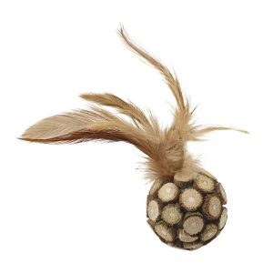 Pelota Matatabi Con Plumas