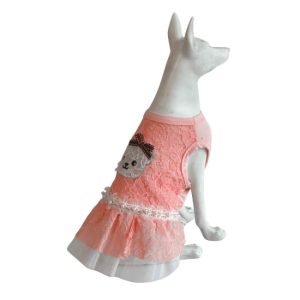 Vestido De Encaje Osito