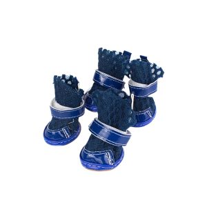 Zapatos De Tela Suela Maciza Para Mascotas