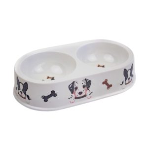 Comedero Redondo Doble Para Mascotas