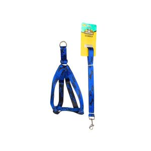 Arnés Huesitos Con Correa Plana  Para Mascotas Talla L