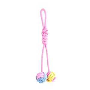 Juguete Dos Pelotas Cuerda Para Mascotas