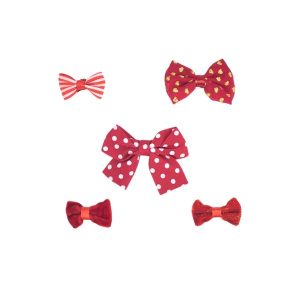 Set X 5 Moños De Pinzas Para Mascotas