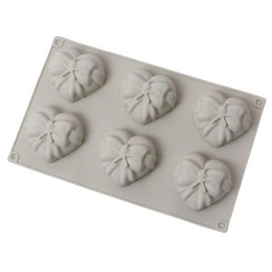 Molde Corazón Con Moño